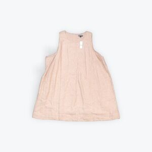 24CL012 Pink linen smock dress by J Crew